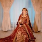 Luxury Bridal Sharara Set in Champagne Gold